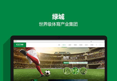廣東綠城體育品牌網站建設案例